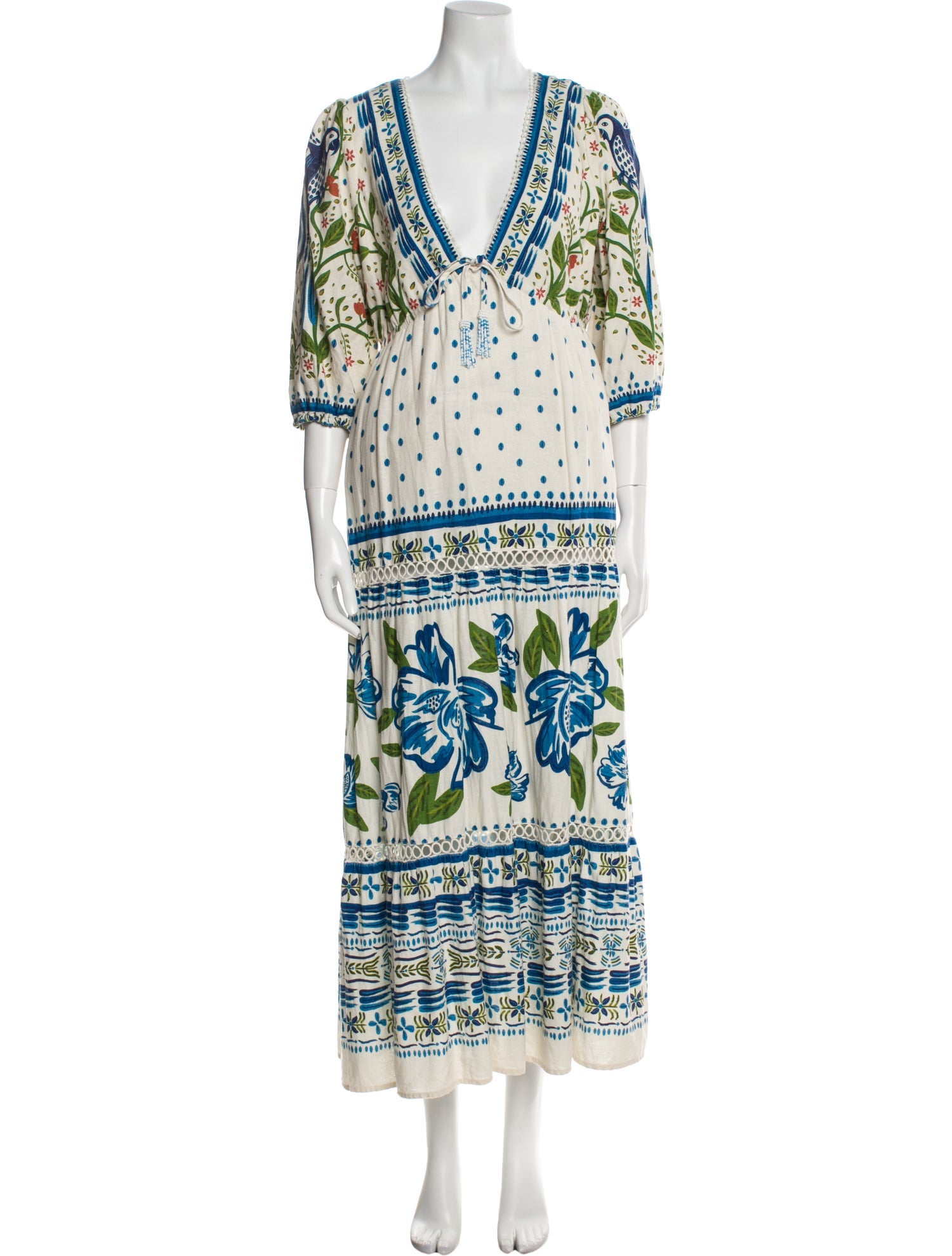 House of Harlow 1960 Linen Long Dress