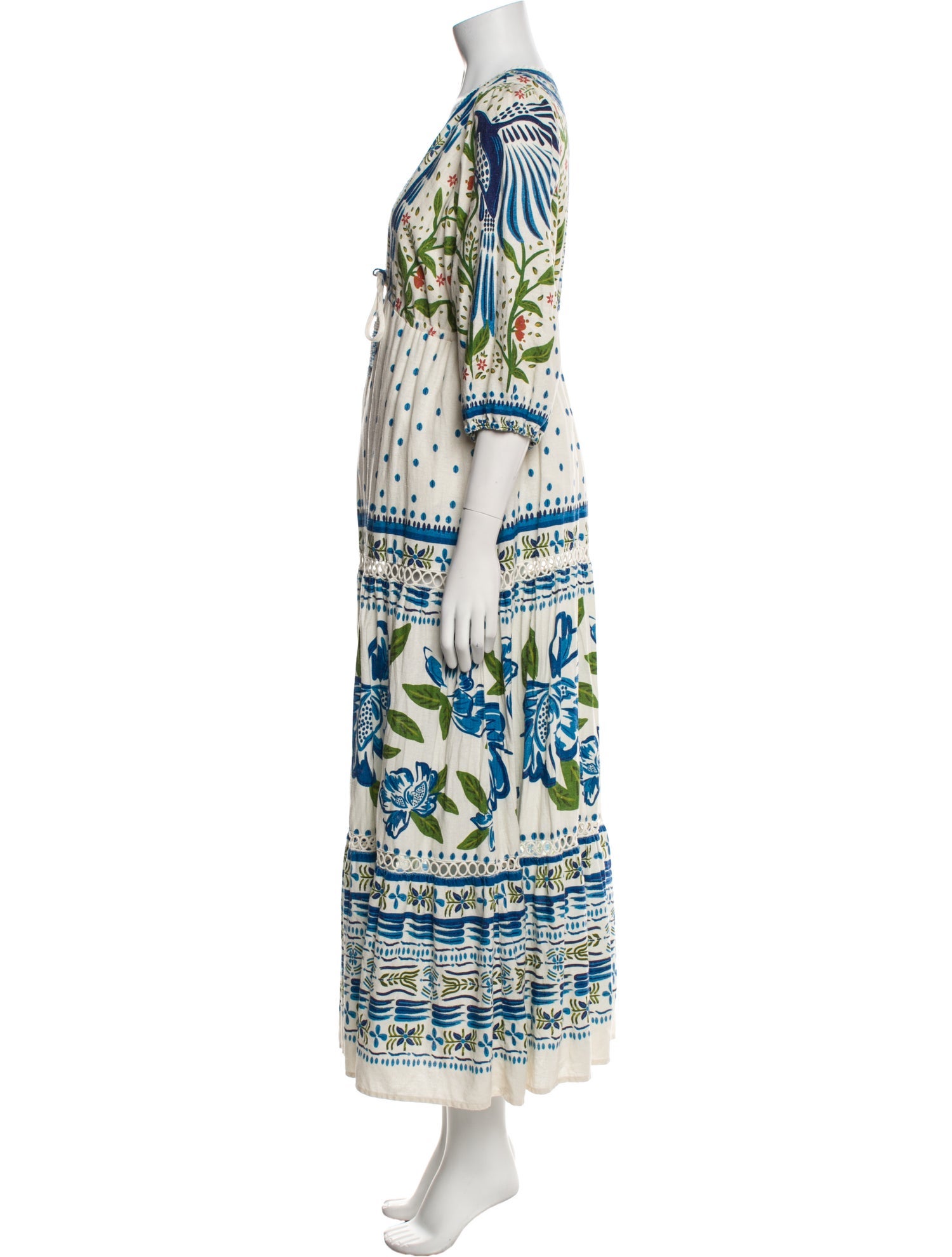 House of Harlow 1960 Linen Long Dress