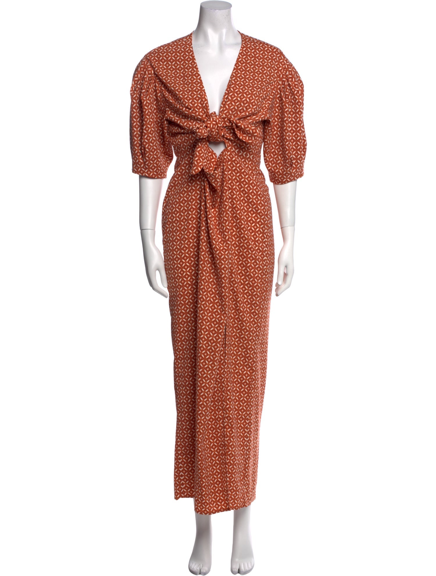 House of Harlow 1960 Printed Long Dress