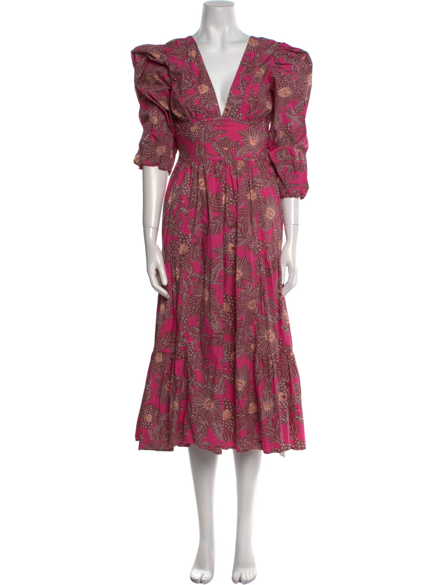 House of Harlow 1960 Floral Print Long Dress