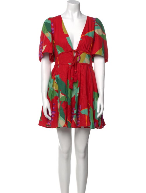 House of Harlow 1960 Printed Mini Dress