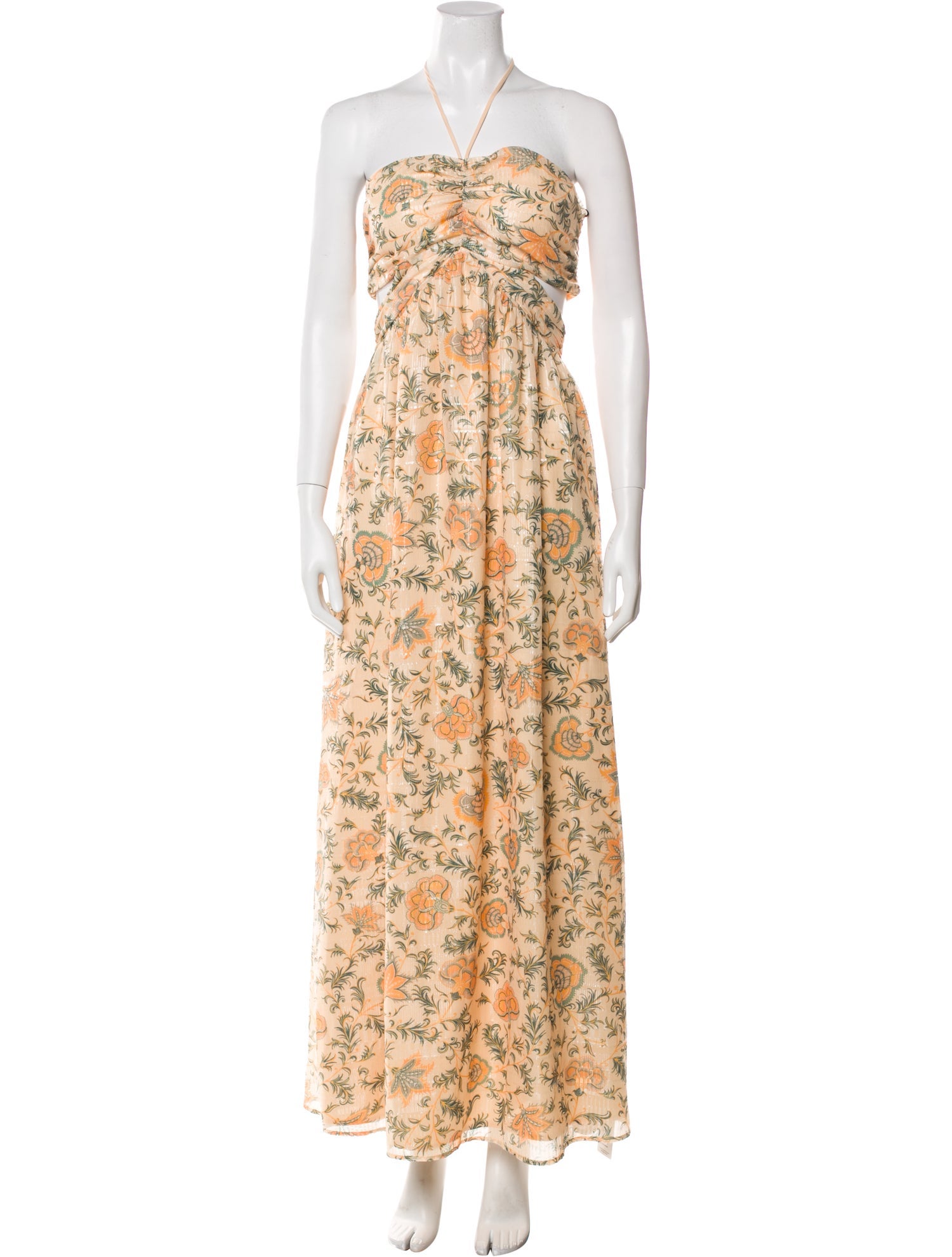 House of Harlow 1960 Floral Print Long Dress w/ Tags