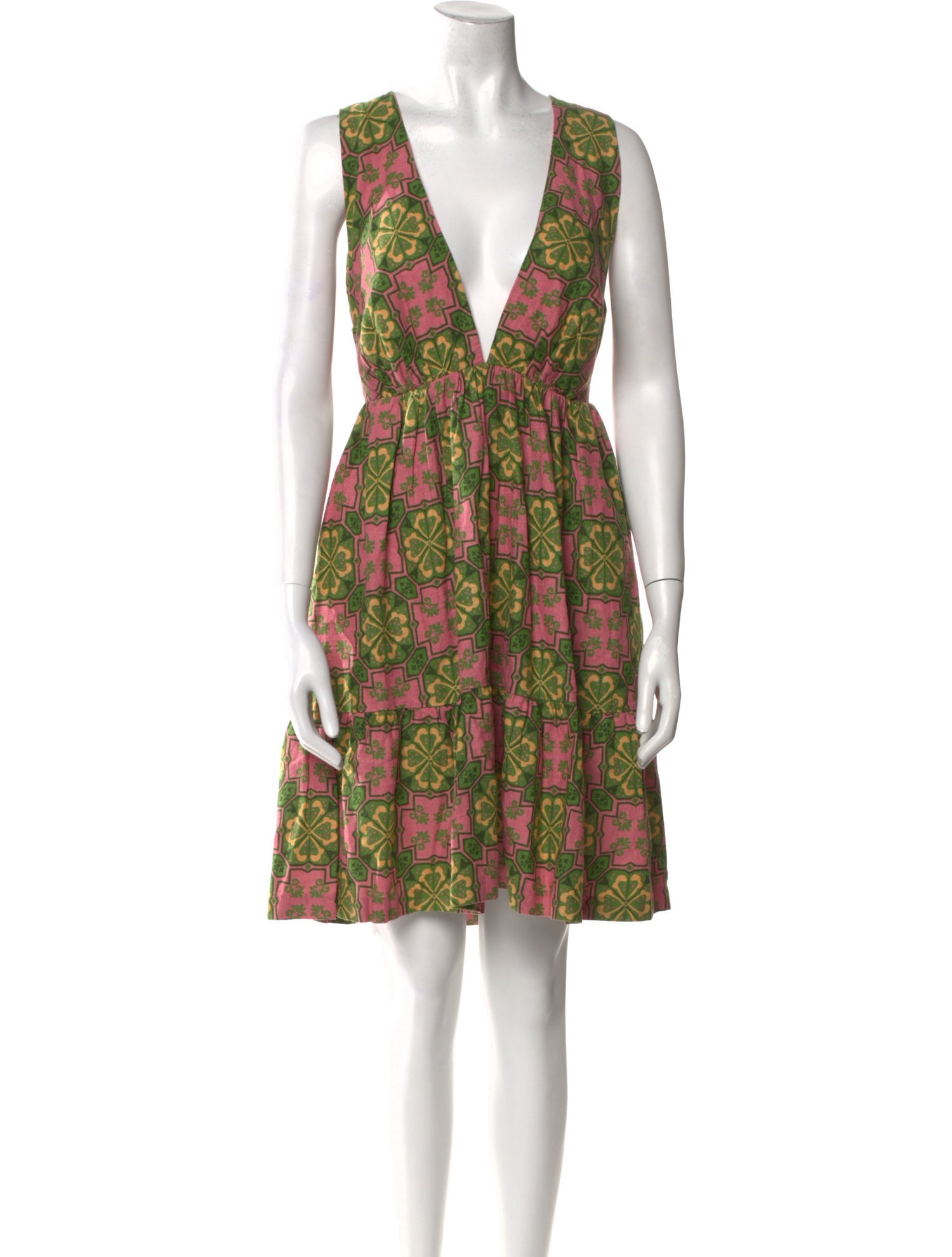 House of Harlow 1960 Floral Print Knee-Length Dress