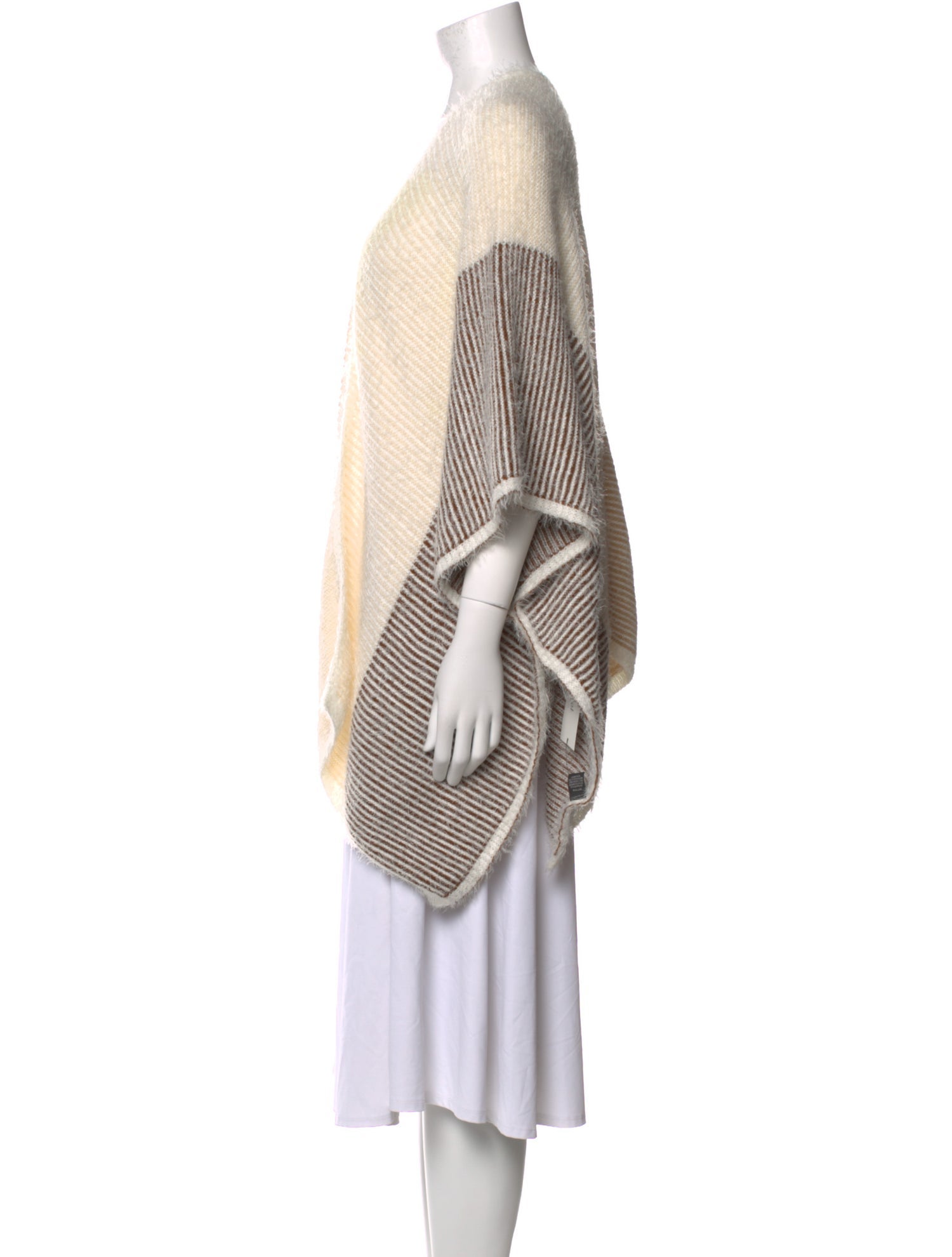 House of Harlow 1960 Striped Open Front Sweater