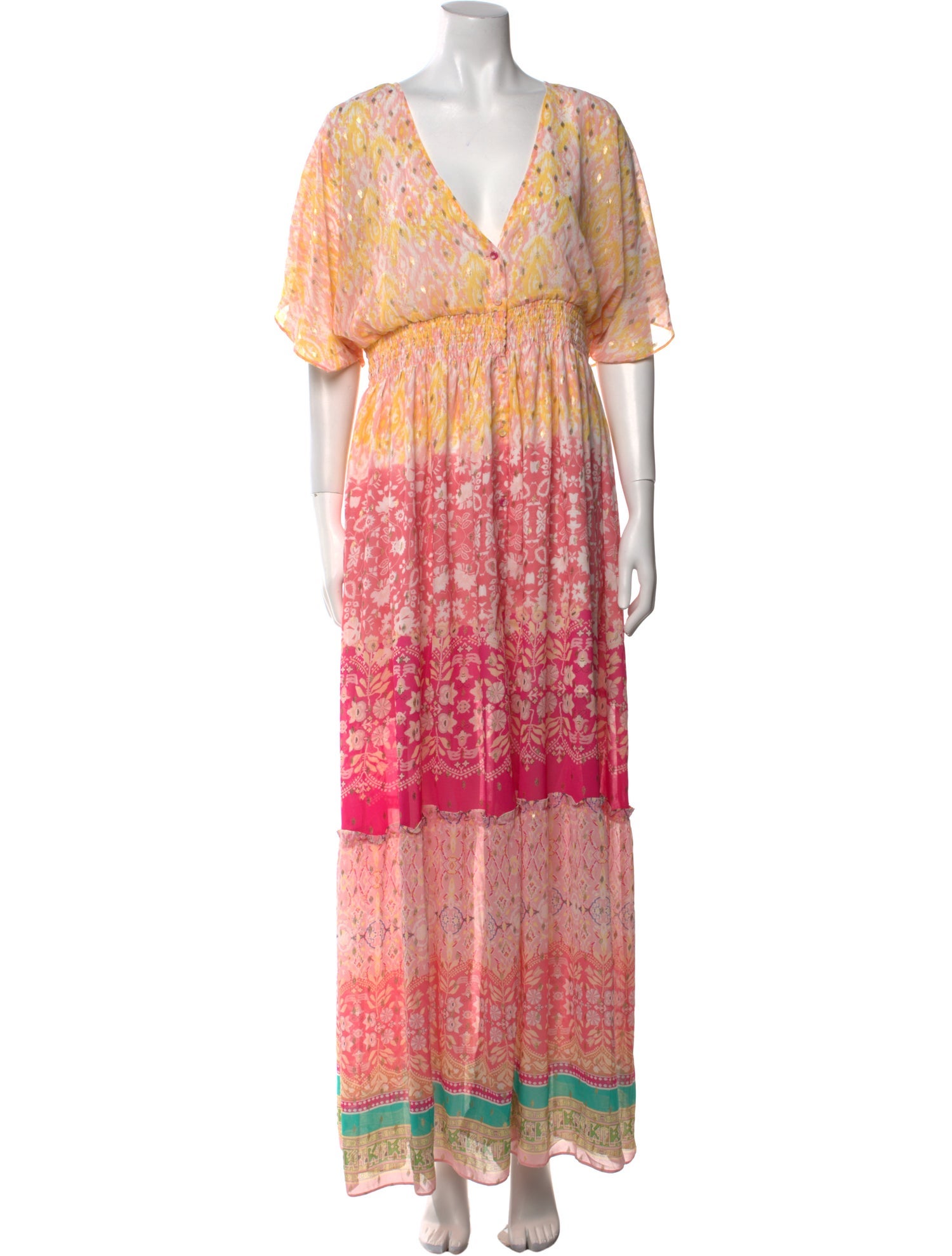 House of Harlow 1960 Floral Print Long Dress
