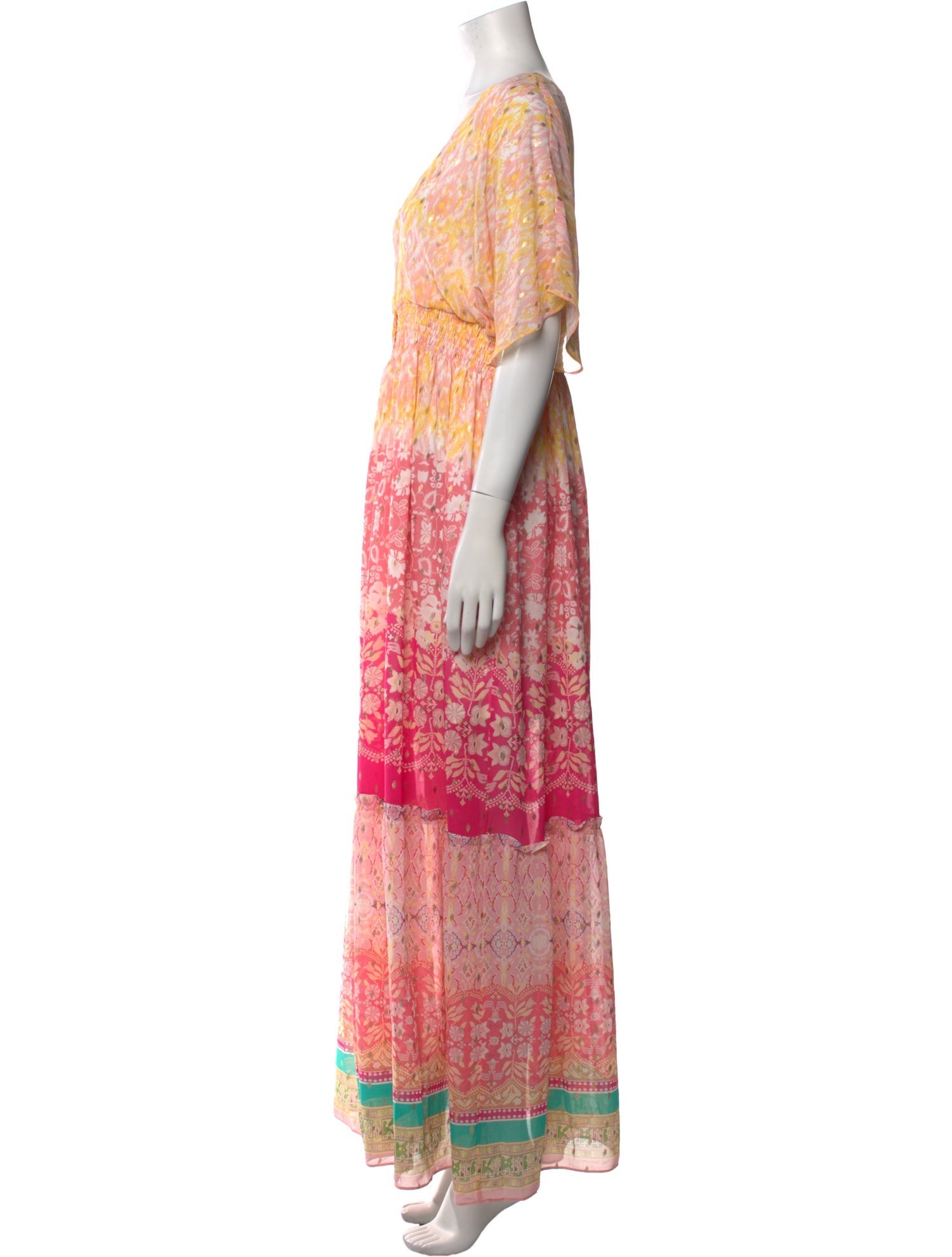 House of Harlow 1960 Floral Print Long Dress