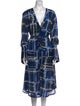 House of Holland Printed Midi Length Dress