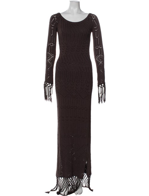 House of Harlow 1960 Scoop Neck Long Dress