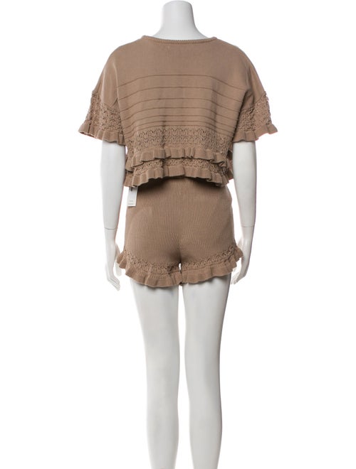 House of Harlow 1960 Ruffle Embellishment Skirt Set