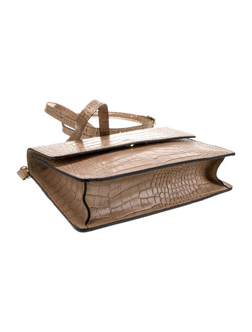 House of Harlow 1960 Embossed Leather Top Handle Bag