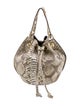 House of Harlow 1960 Embossed Leather Top Handle Bag