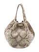 House of Harlow 1960 Embossed Leather Top Handle Bag