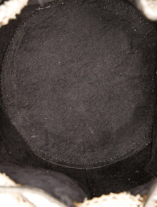 House of Harlow 1960 Embossed Leather Top Handle Bag