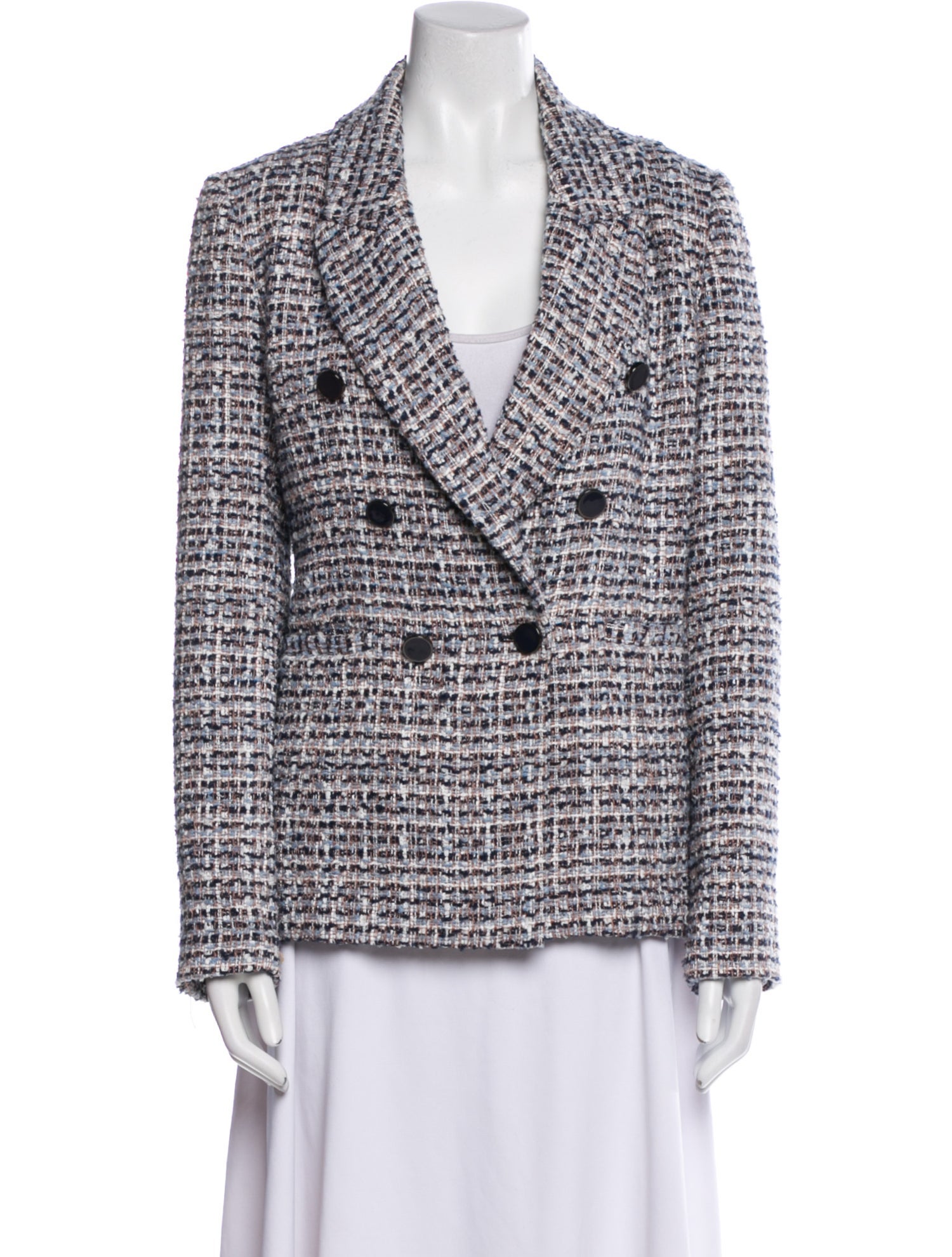 House of Harlow 1960 Tweed Pattern Blazer