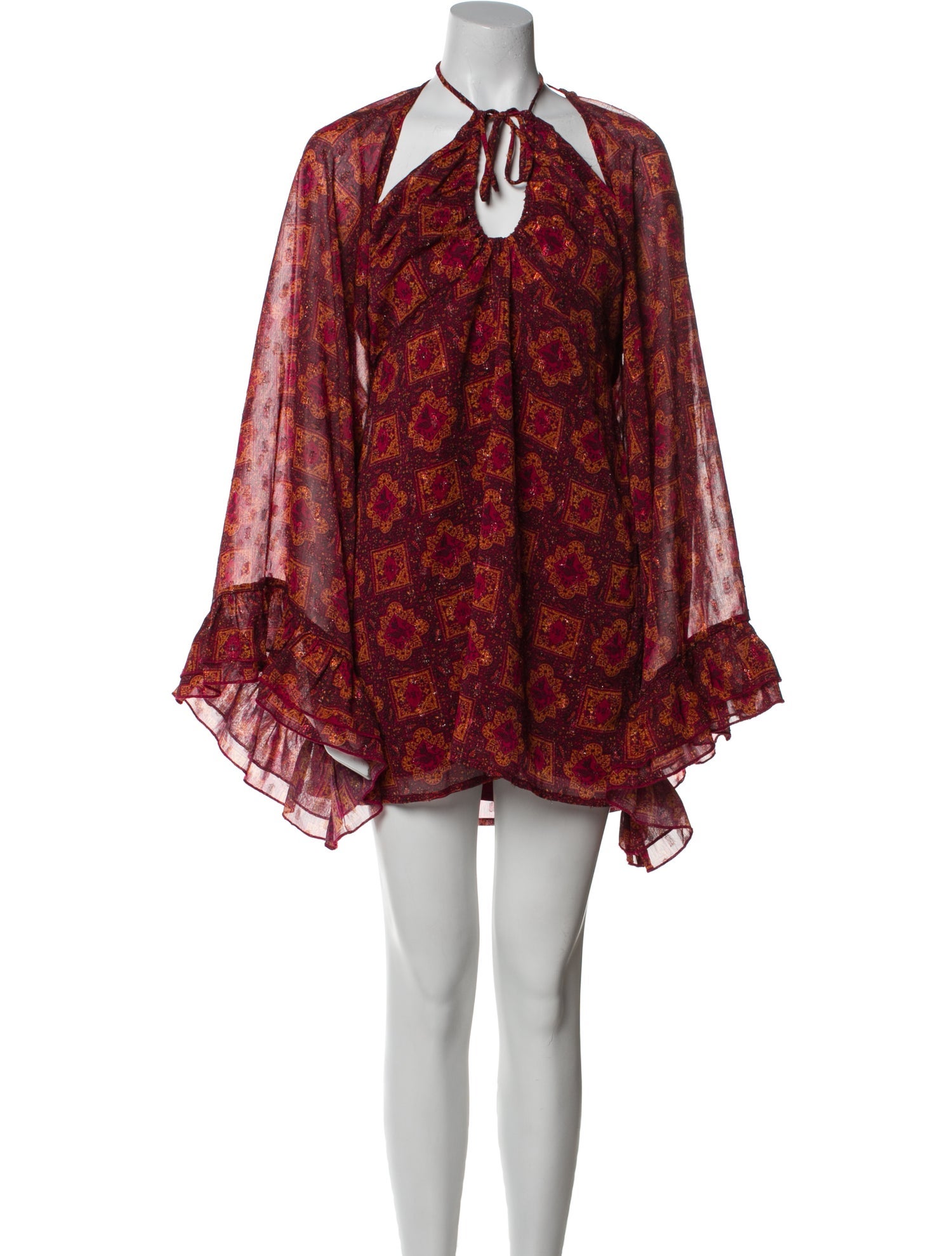 House of Harlow 1960 Paisley Print Mini Dress