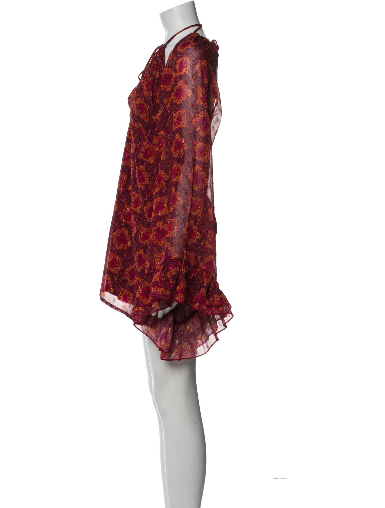 House of Harlow 1960 Paisley Print Mini Dress