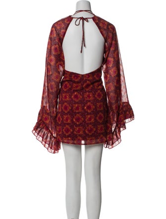 House of Harlow 1960 Paisley Print Mini Dress