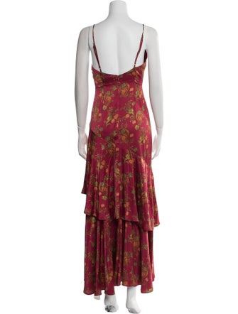 House of Harlow 1960 Floral Print Long Dress