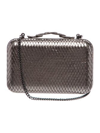 House of Harlow 1960 Snakeskin Minaudière
