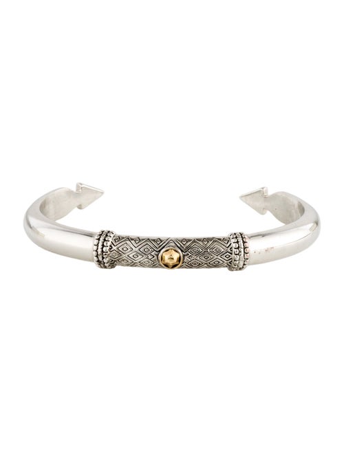House of Harlow 1960 Two-Tone Traditional Tuareg Cuff Bracelet