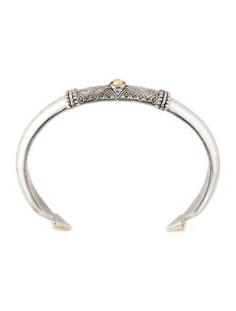 House of Harlow 1960 Two-Tone Traditional Tuareg Cuff Bracelet