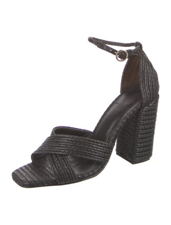 House of Harlow 1960 Straw Sandals