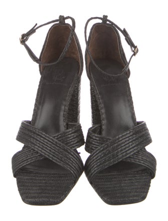 House of Harlow 1960 Straw Sandals