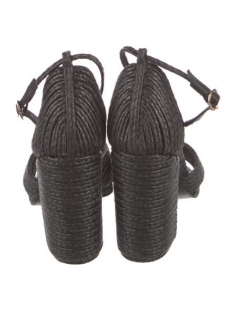 House of Harlow 1960 Straw Sandals