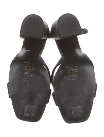 House of Harlow 1960 Straw Sandals