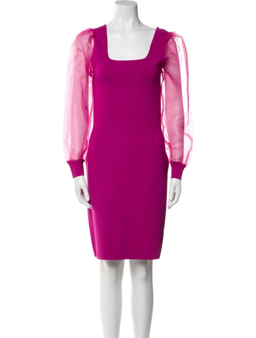 House of Harlow 1960 Square Neckline Knee-Length Dress