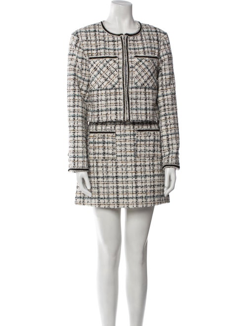 House of Harlow 1960 Tweed Pattern Skirt Suit