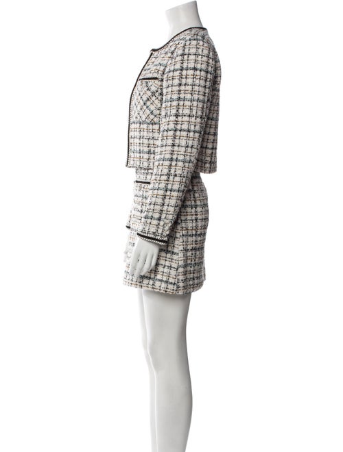 House of Harlow 1960 Tweed Pattern Skirt Suit