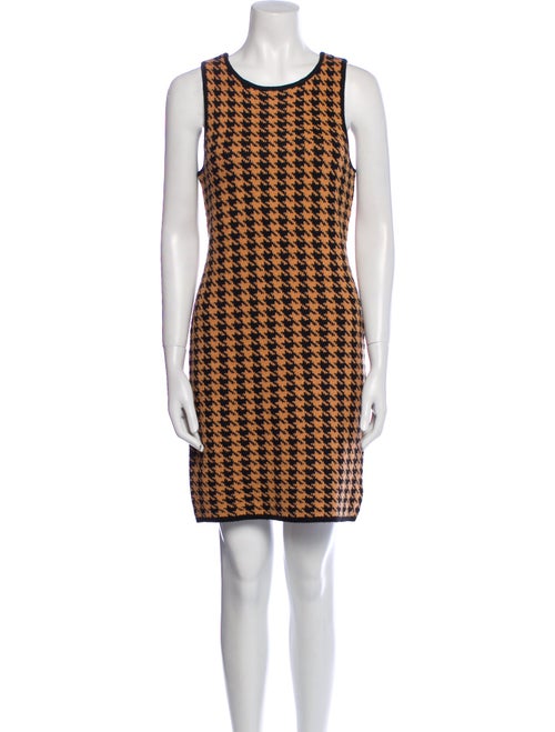 House of Harlow 1960 Houndstooth Print Mini Dress