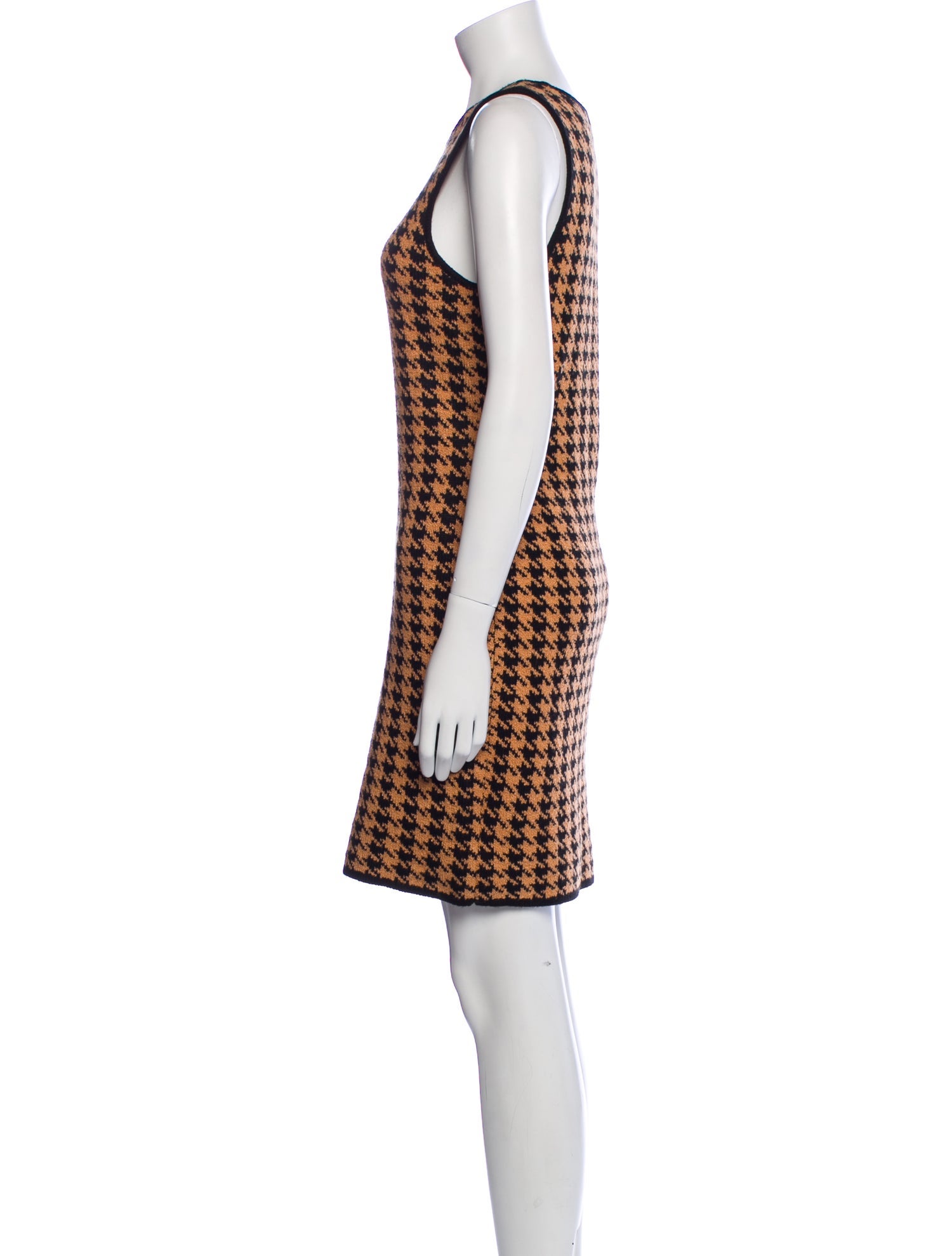 House of Harlow 1960 Houndstooth Print Mini Dress