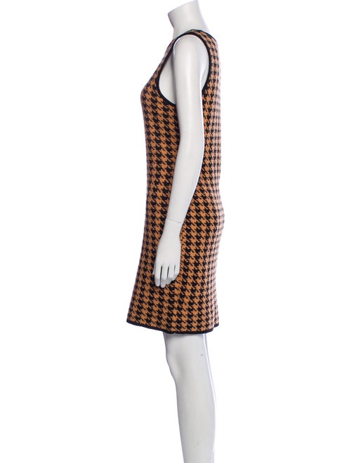 House of Harlow 1960 Houndstooth Print Mini Dress
