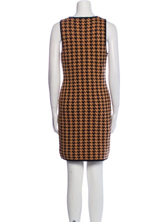 House of Harlow 1960 Houndstooth Print Mini Dress