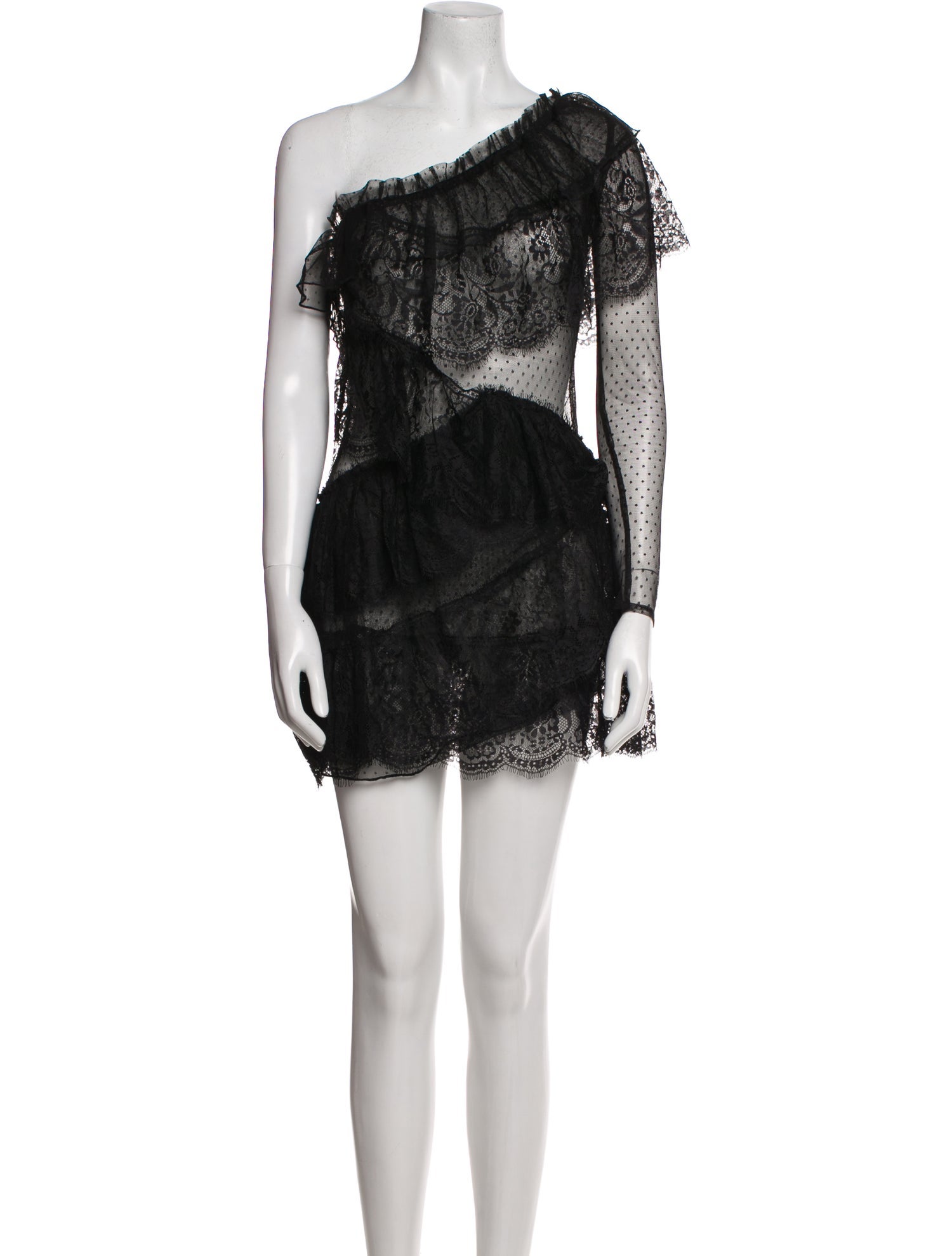 House of Harlow 1960 Lace Pattern Mini Dress