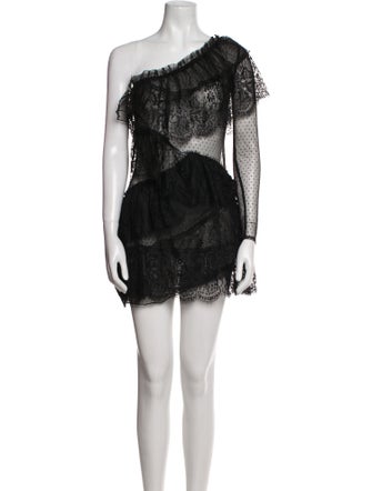 House of Harlow 1960 Lace Pattern Mini Dress