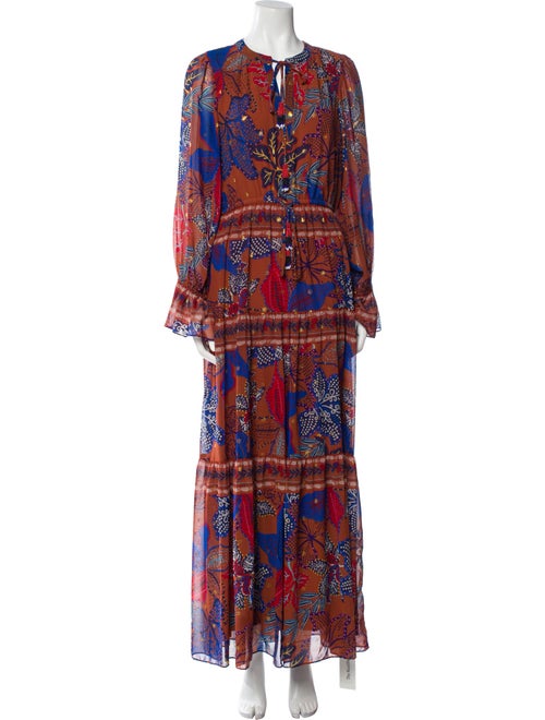 House of Harlow 1960 Printed Long Dress