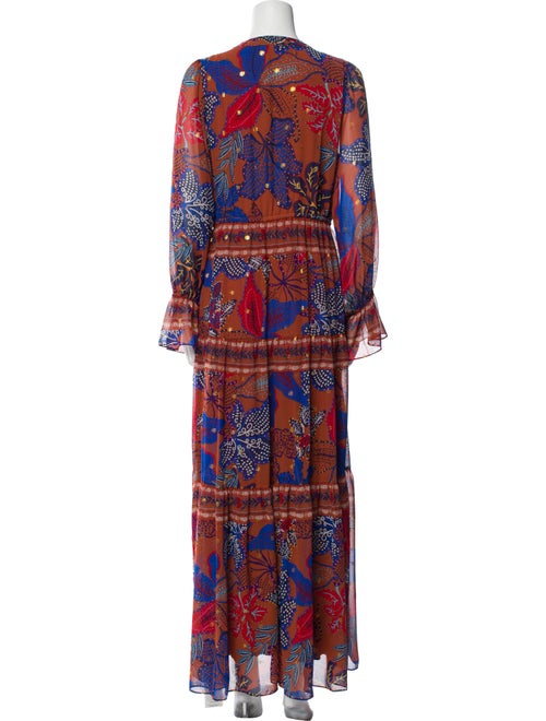 House of Harlow 1960 Printed Long Dress