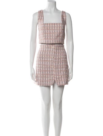 House of Harlow 1960 Tweed Pattern Skirt Set