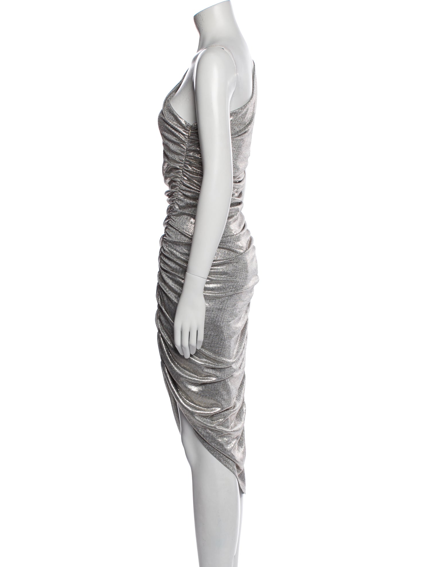 House of Harlow 1960 One-Shoulder Midi Length Dress