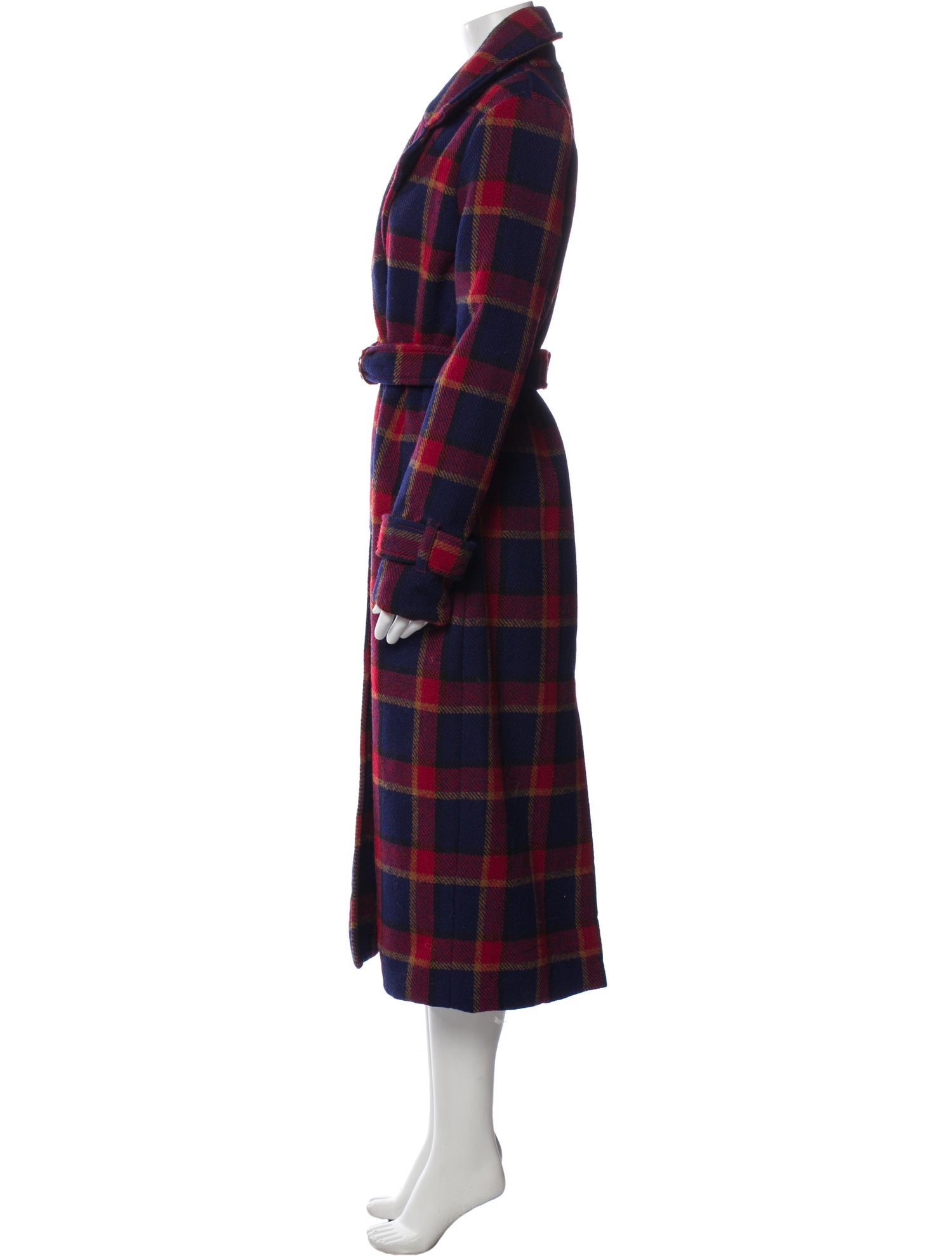 House of Harlow x Revolve Plaid Print Peacoat