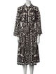 House of Harlow 1960 Printed Midi Length Dress