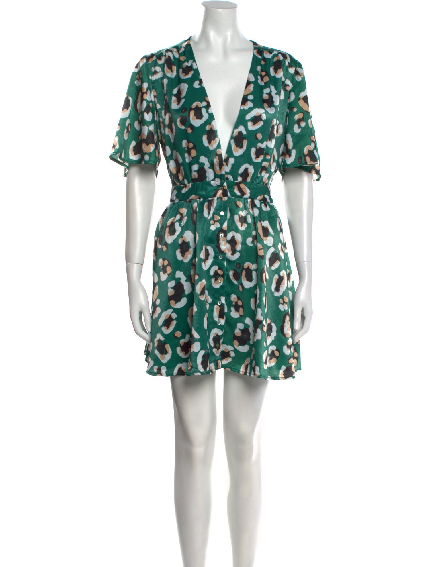 House of Harlow 1960 Printed Mini Dress