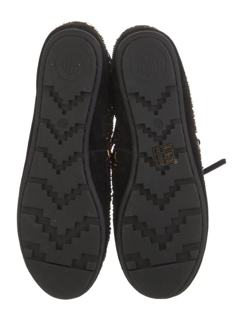 House of Harlow 1960 Suede Printed Lace-Up Boots