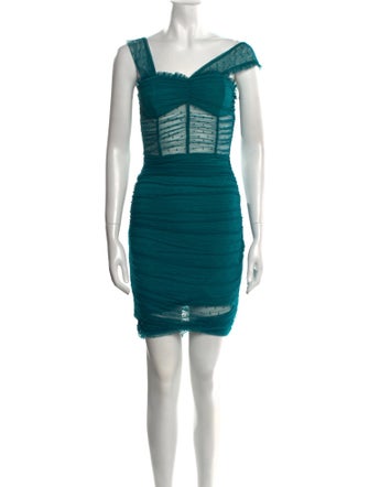 House of Harlow 1960 Square Neckline Midi Length Dress