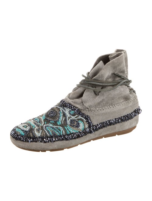 House of Harlow 1960 Suede Patterned Boots