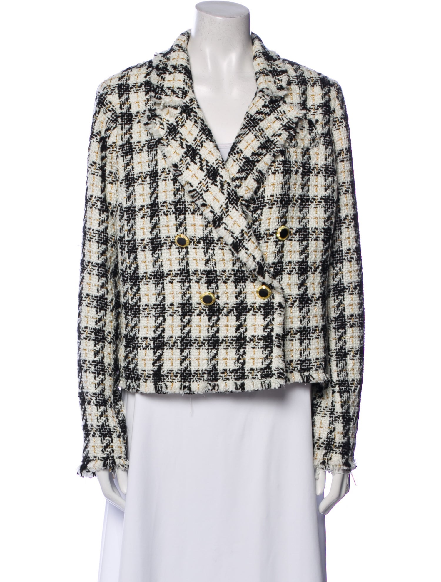 House of Harlow 1960 Plaid Print Blazer