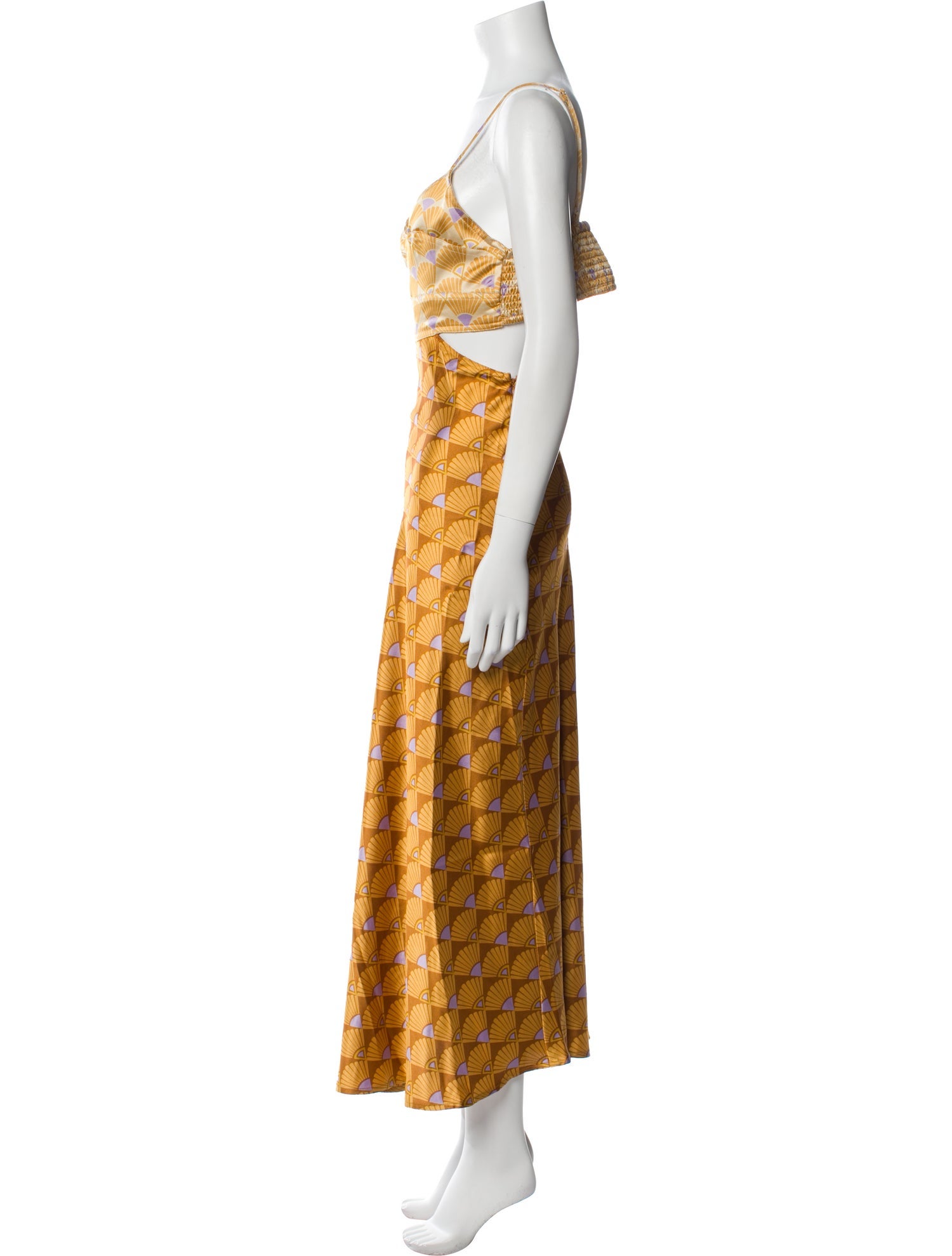House of Harlow 1960 Printed Long Dress w/ Tags